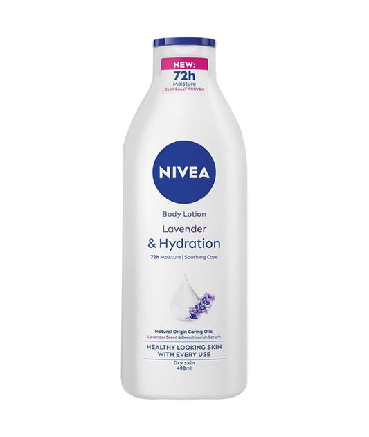 NIVEA LAVENDER AND HYDRATION BODY LOTION FOR DRY SKIN 400 ml Skin Moisturizing Asetena Pa 