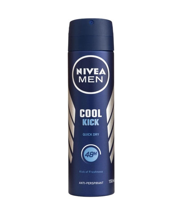 NIVEA MEN 48HRS COOL KICK ANTIPERSPIRANT DEODORANT 150ml  No Coulor Body Care Asetena Pa 