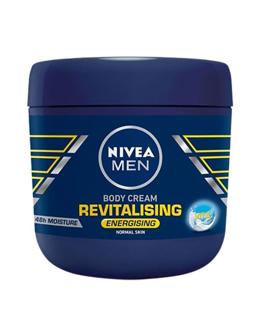 NIVEA MEN REVITALISING ENERGISING BODY CREAM 400 ml Skin Moisturizing Asetena Pa 