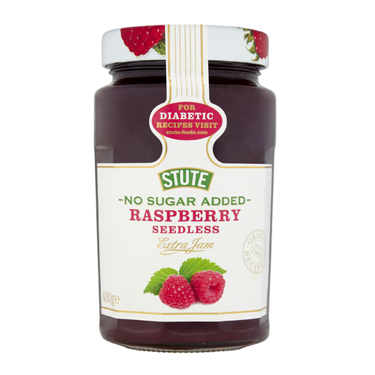 Stute No Added Sugar Raspberry Jam  6x430g