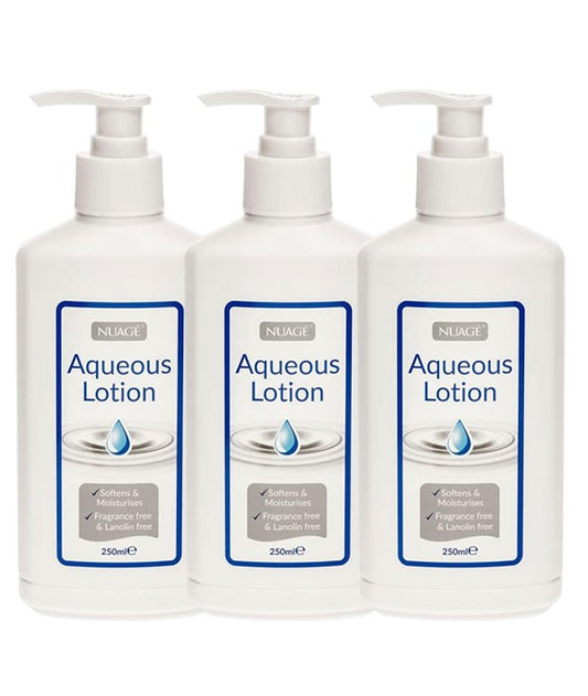 NUAGE MOISTURISING AQUEOUS LOTION PUMP DISPENSER 3 PACK 250 ml Skin Moisturizing Asetena Pa 