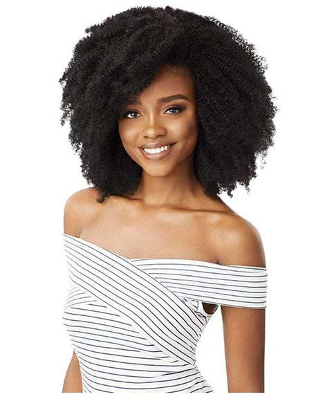 BIG BEAUTIFUL HAIR 4C CORKSCREW AFRO CLIP IN 9 Pcs Color Chocolate Brown Tape In and Clip On Hair Extensions Asetena Pa 