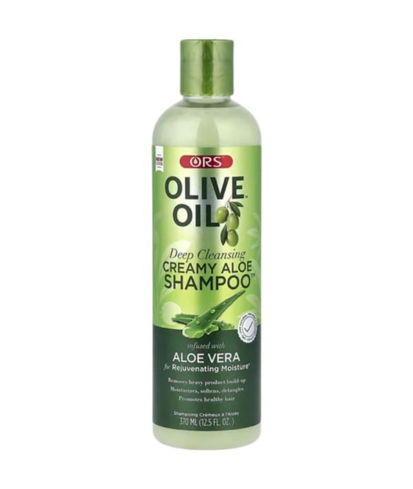 ORS OLIVE OIL DEEP CLEANSING CREAMY ALOE SHAMPOO 370 ml (Pack of 3) Shampoo Asetena Pa 