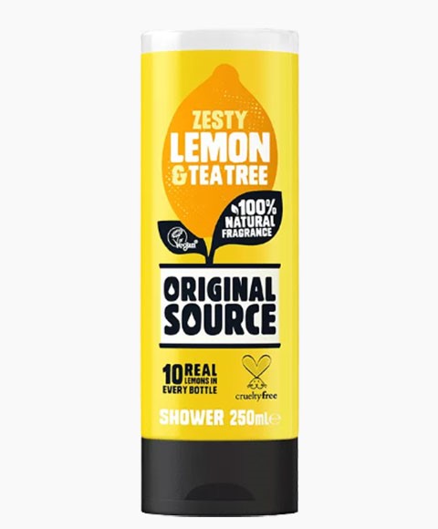 ZESTY LEMON AND TEA TREE SHOWER GEL 250 ml Body Care Asetena Pa 