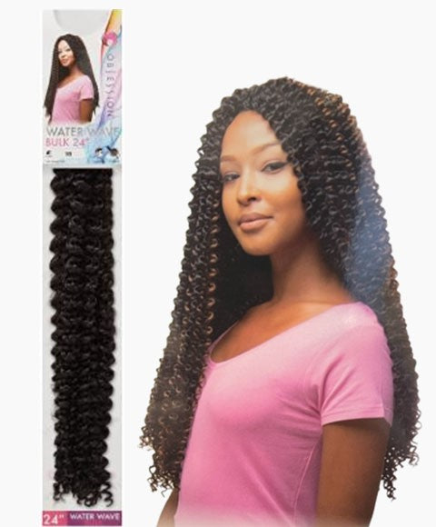OBSESSION WATER WAVE BULK 24 Color 1B Hair for Braid Extensions Asetena Pa 
