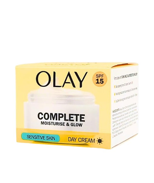 OLAY COMPLETE MOISTURE AND GLOW SENSITIVE SKIN DAY CREAM 50 ml Skin Moisturizing Asetena Pa 