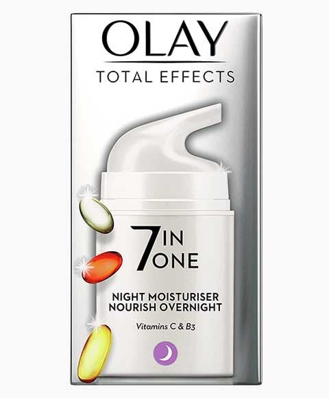 OLAY TOTAL EFFECTS 7 IN 1 NIGHT MOISTURISER 50 ml Skin Moisturizing Asetena Pa 