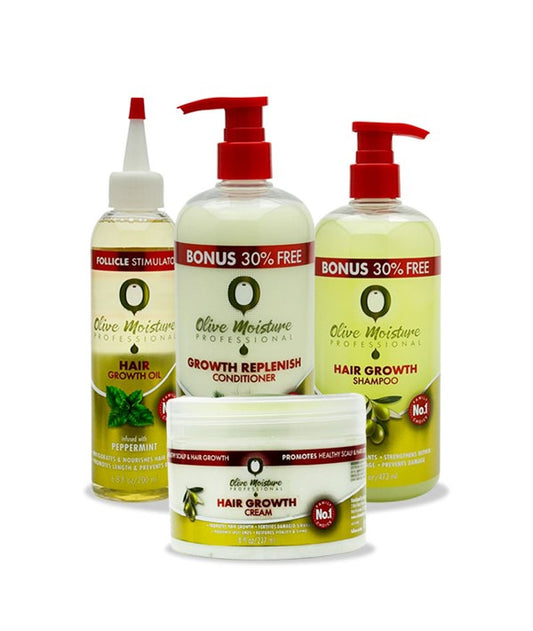 OLIVE MOISTURE HAIR GROWTH REGIME BUNDLE Shampoo Asetena Pa 
