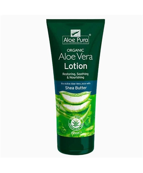 ALOE PURA ORGANIC ALOE VERA LOTION WITH SHEA BUTTER 200 ml Skin Moisturizing Asetena Pa 