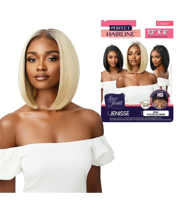 PERFECT HAIRLINE JENISSE SYNTHETIC LACE FRONT WIG 12" Color 2 Synthetic Hair Wigs Asetena Pa 