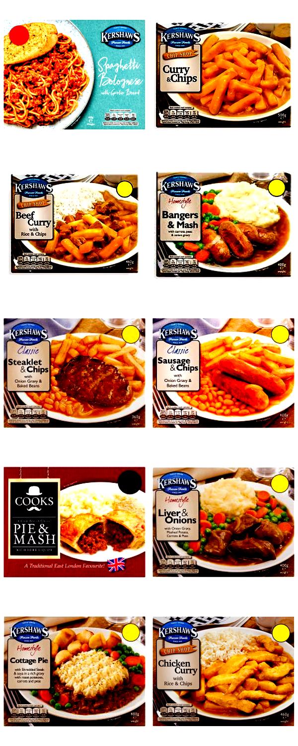 Kershaws Healthy 10 Pack Ready Meal Combo Bundles, High Protein Plant-Based Meals