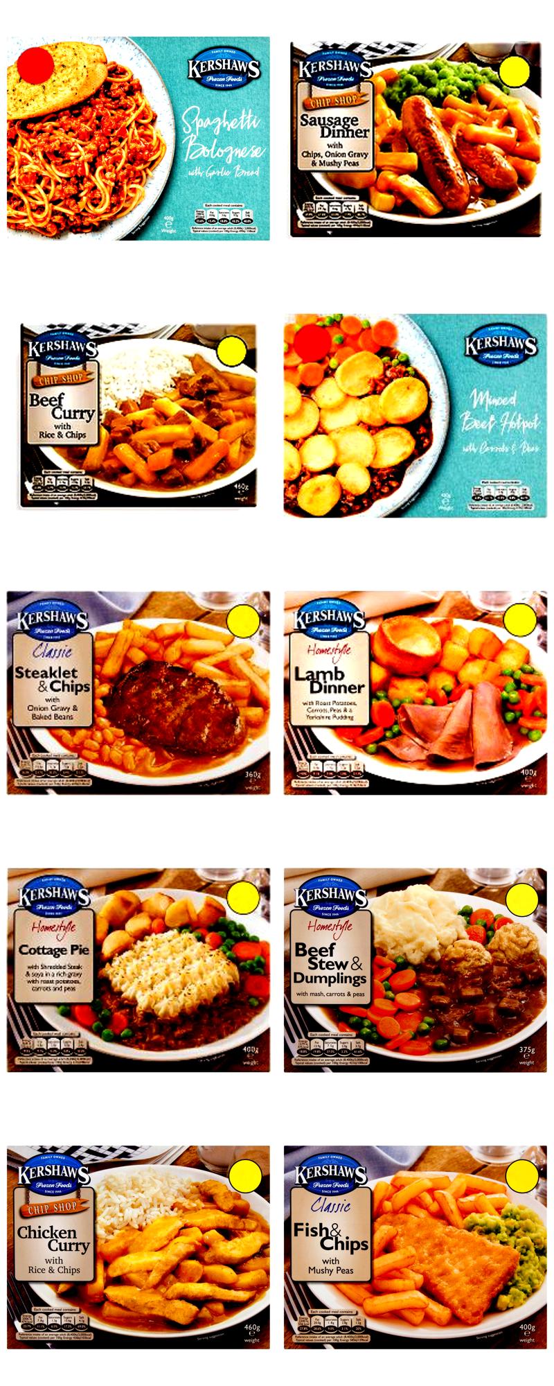 Kershaws Healthy 10 Pack Ready Meal Combo Bundles, High Protein Plant-Based Meals