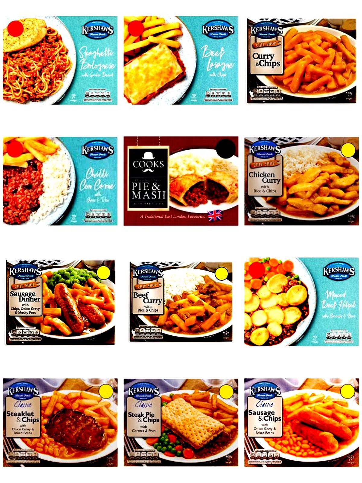 Kershaws Healthy 12 Pack Ready Meal Combo Bundles, High Protein Plant-Based Meals