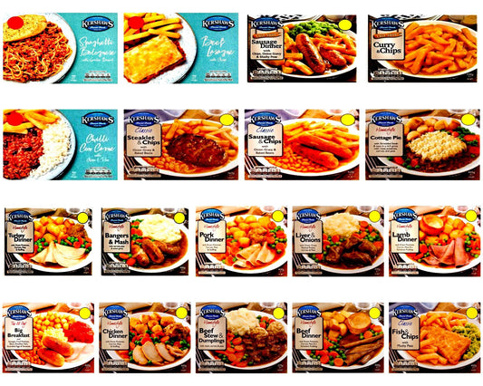 Kershaws Healthy 18 Pack Ready Meal Combo Bundles, High Protein Plant-Based Meals