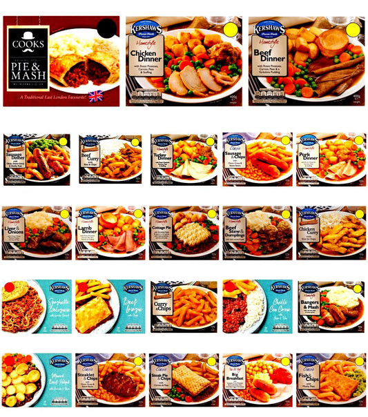 Kershaws Healthy 23 Pack Ready Meal Combo Bundles, High Protein Plant-Based Meals