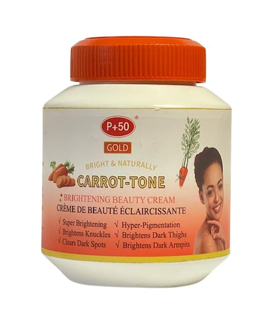 P 50 GOLD CARROT TONE BEAUTY CREAM 500 ml Skin Moisturizing Asetena Pa 