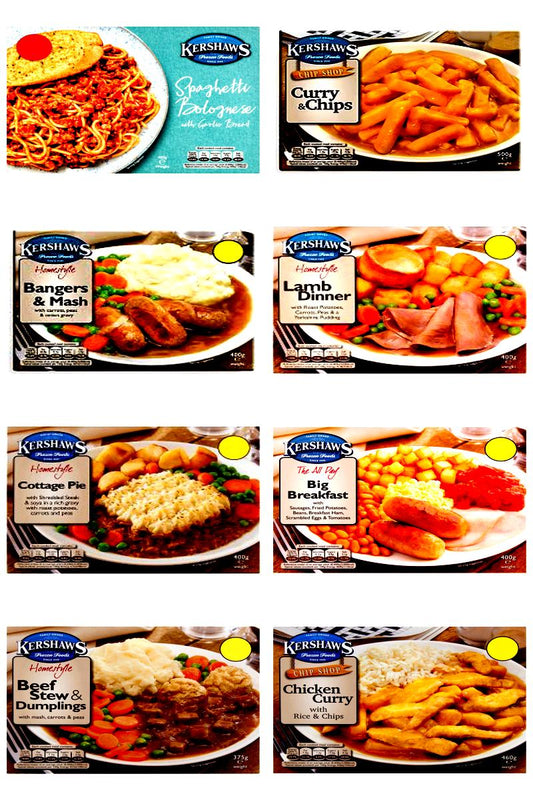 Kershaws Healthy 8 Pack Ready Meal Combo Bundles