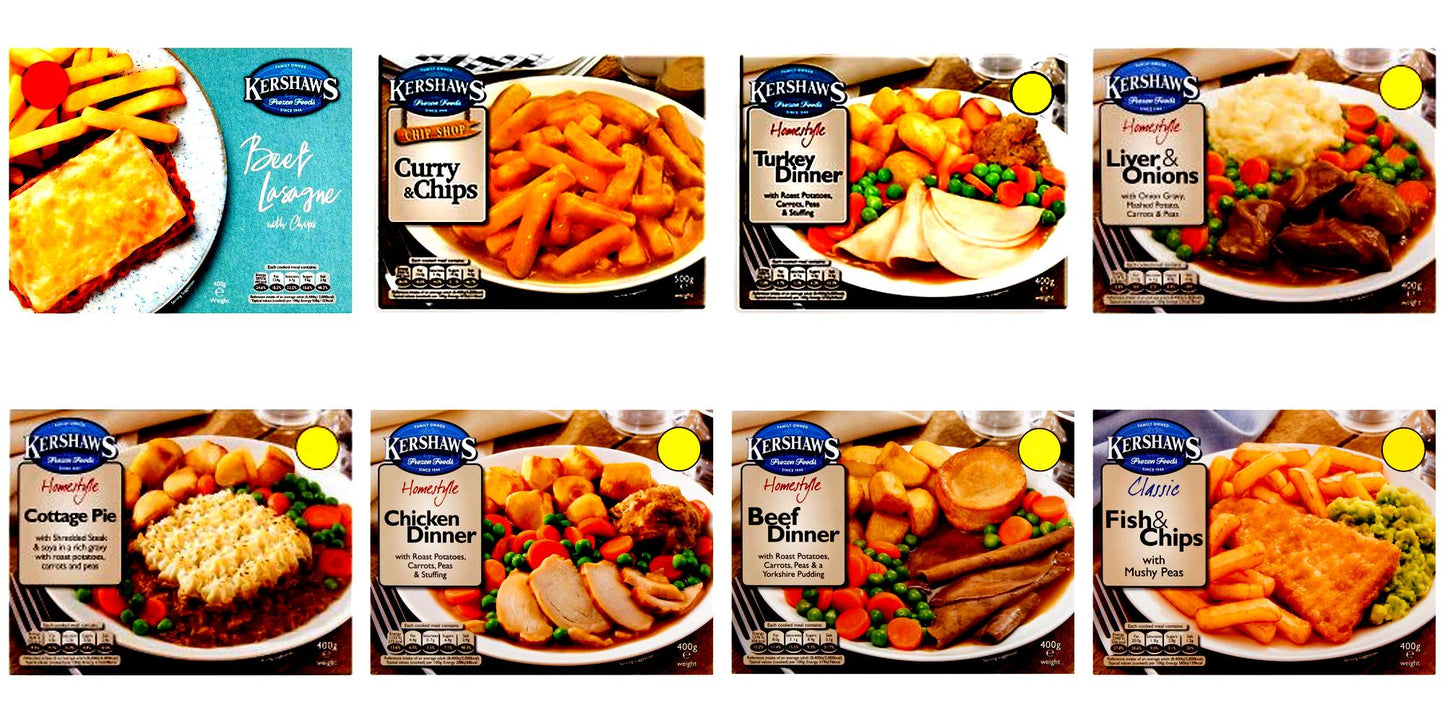 Kershaws Healthy 8 Pack Ready Meal Combo Bundles