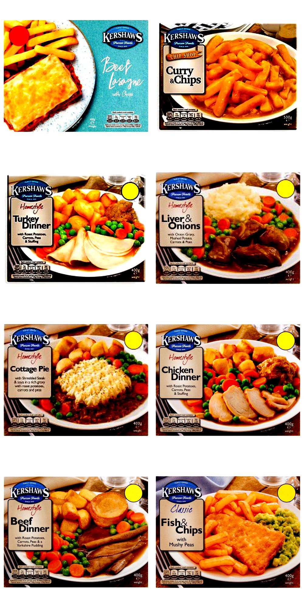 Kershaws Healthy 8 Pack Ready Meal Combo Bundles
