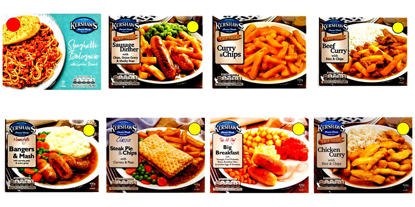 Kershaws Healthy 8 Pack Ready Meal Combo Bundles