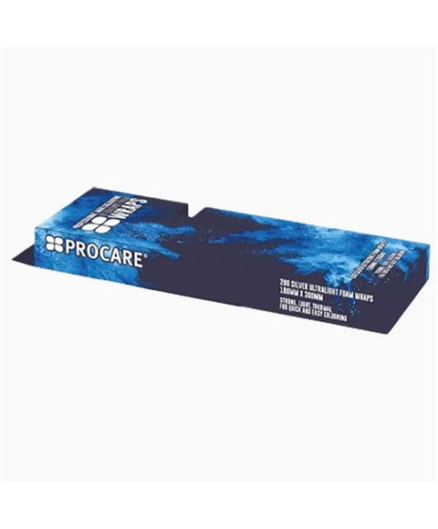ULTRALIGHT FOAM WRAPS SILVER 100mm X 300mm Hair Color Asetena Pa 