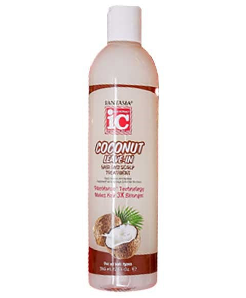 IC FANTASIA COCONUT LEAVE IN HAIR AND SCALP TREATMENT 355ml Conditioner Asetena Pa 