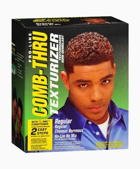 PRO LINE COMB THRU TEXTURIZER 1 Application (Pack of 3) Color Regular Relaxer n Texturizer Asetena Pa 