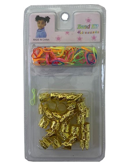 BEAD KIT HAIR ACCESSORIES CROWN BEADS BD004C  Color Gold Kids Hair Accessories Asetena Pa 