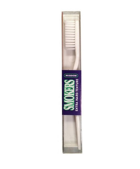 WISDOM SMOKERS TOOTHBRUSH EXTRA HARD Dental Care Asetena Pa 