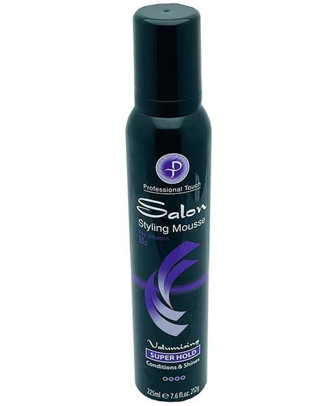 SALON SUPER HOLD STYLING MOUSSE 212g Hair Styling Asetena Pa 