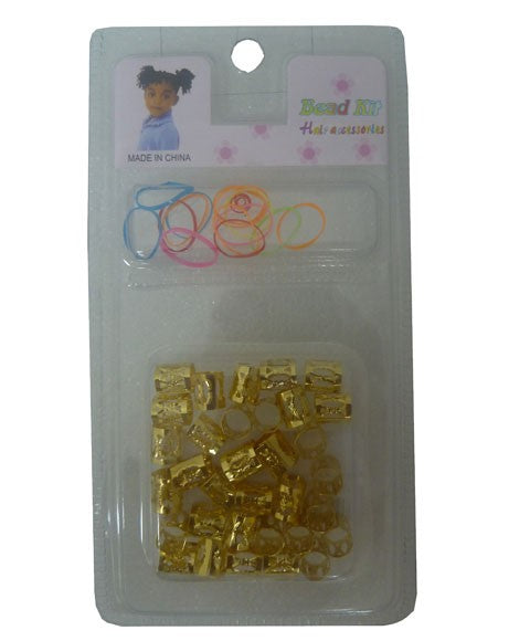 BEAD KIT HAIR ACCESSORIES RS365GO  Color Gold Kids Hair Accessories Asetena Pa 