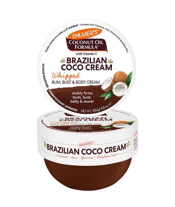 COCONUT OIL FORMULA BRAZILIAN COCO CREAM 250 g  No Coulor Skin Moisturizing Asetena Pa 