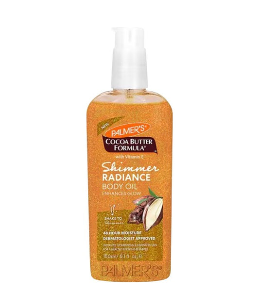COCOA BUTTER FORMULA SHIMMER RADIANCE BODY OIL 150ml Skin Moisturizing Asetena Pa 