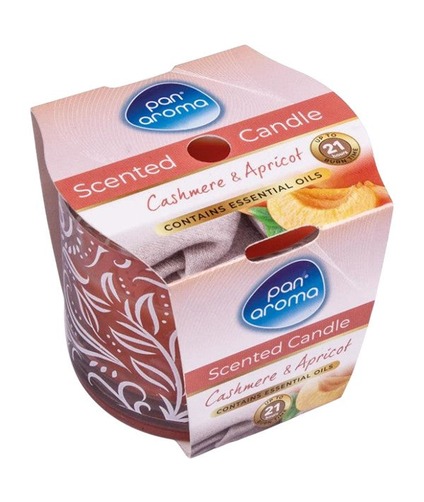 SCENTED CANDLE CASHMERE AND APRICOT Candles Asetena Pa 