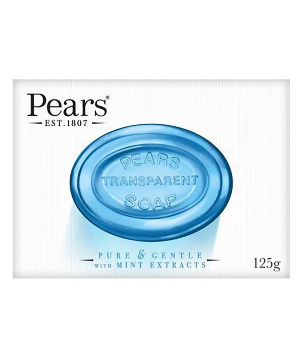 PURE AND GENTLE TRANSPARENT SOAP BAR WITH MINT EXTRACTS 125 g Body Care Asetena Pa 