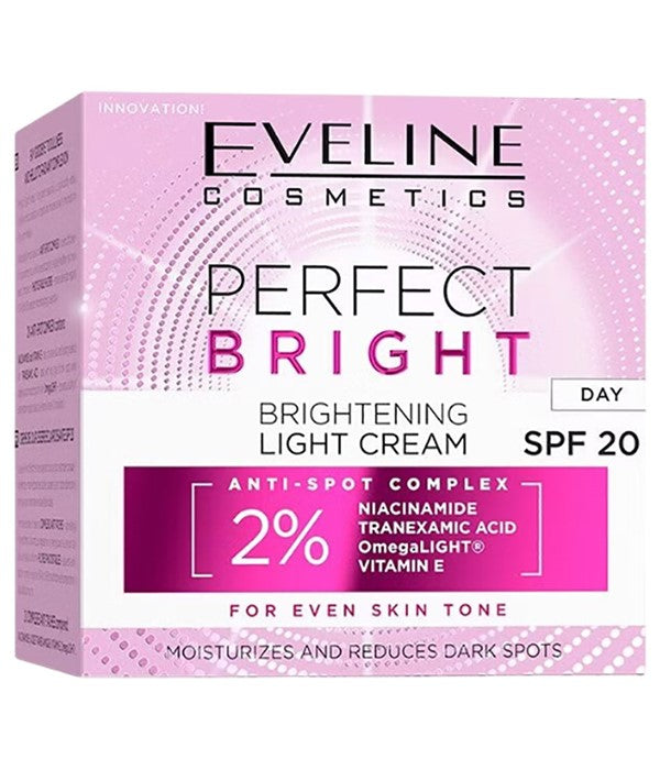 PERFECT BRIGHT BRIGHTENING LIGHT CREAM WITH SPF20 50 ml Skin Moisturizing Asetena Pa 