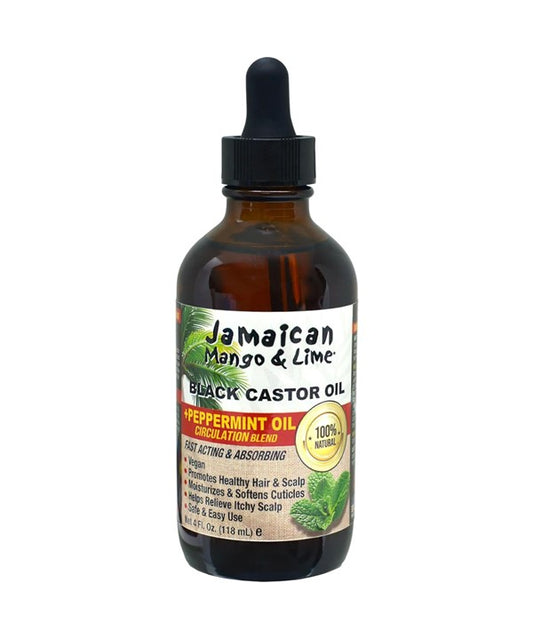 JAMAICAN MANGO AND LIME BLACK CASTOR OIL PEPPERMINT 118 ml Sprays, Serums and Oils Asetena Pa 