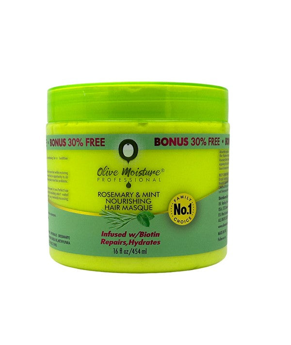 PROFESSIONAL ROSEMARY AND MINT NOURISHING HAIR MASK 454 ml Treatments Asetena Pa 