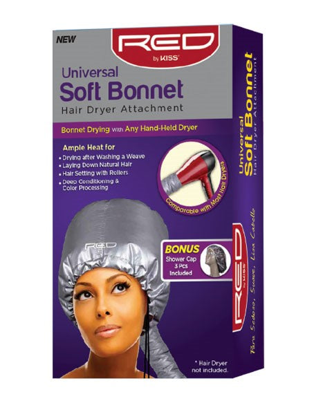 RED BY KISS UNIVERSAL SOFT BONNET HAIR DRYER ATTACHMENT Salon Accessories Asetena Pa 
