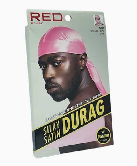 SILKY SATIN DURAG PINK HD08 one size fits all Durags and Caps Asetena Pa 