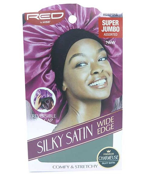SILKY SATIN WIDE EDGE HDWP04A ASSORTED Super Jumbo Durags and Caps Asetena Pa 
