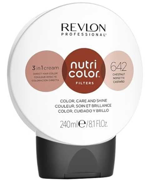 NUTRI COLOR 3 IN 1 CREAM 642 CHESNUT 240 ml Hair Color Asetena Pa 