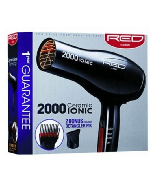 RED BY KISS 2000 CERAMIC ICONIC HAIRDRYER Hair Dryers Asetena Pa 