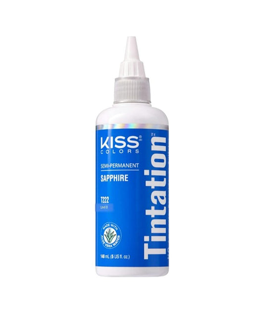 KISS COLORS TINTATION SEMI PERMANENT SAPPHIRE T222 148 ml Hair Color Asetena Pa 