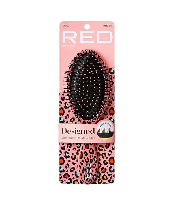 OVAL DESIGNED BALL TIPPED DETANGLE BRUSH HH224 Hair Brushes and Combs Asetena Pa 