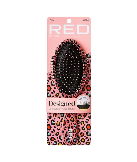 OVAL DESIGNED BALL TIPPED DETANGLE BRUSH HH224 Hair Brushes and Combs Asetena Pa 