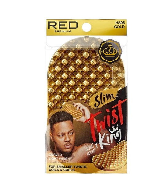 RED PREMIUM SLIM TWIST KING GOLD HS05 Hair Brushes and Combs Asetena Pa 