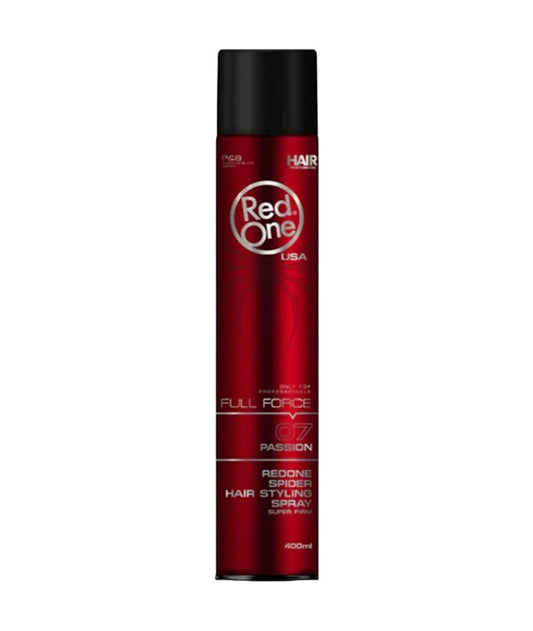 FULL FORCE 07 PASSION SUPER FIRM SPIDER HAIR STYLING SPRAY 400 ml Sprays, Serums and Oils Asetena Pa 