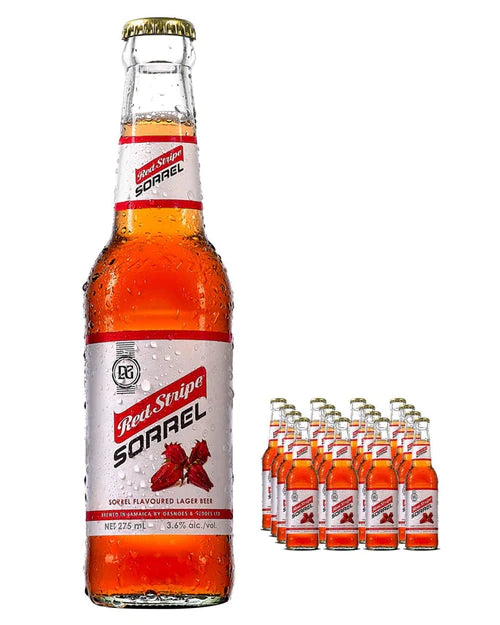Red Stripe Sorrel Bottle Case of 24