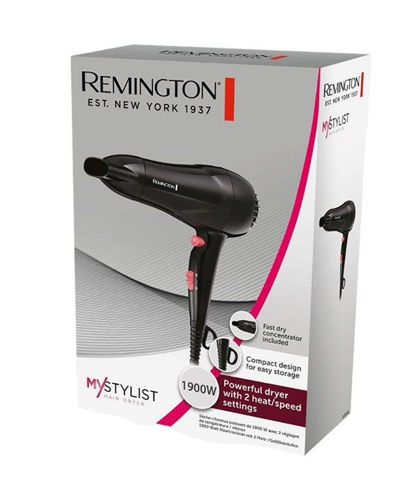 MY STYLIST 1900W HAIR DRYER BLACK DU2000 Hair Dryers Asetena Pa 